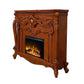 ACME Picardy Fireplace, Honey Oak Finish