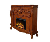 ACME Picardy Fireplace, Honey Oak Finish