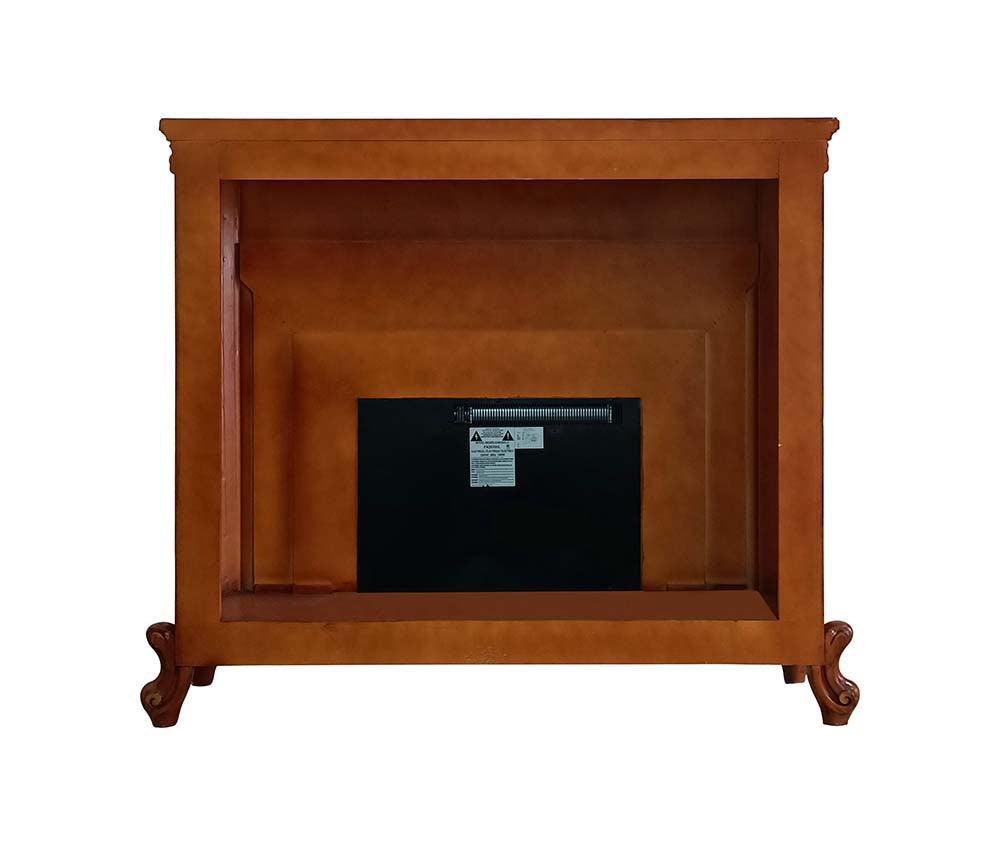 ACME Picardy Fireplace, Honey Oak Finish