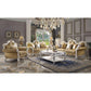 Picardy Sofa w/5 Pillows, Antique Pearl