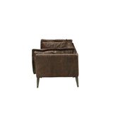 ACME Porchester Sofa, Distress Chocolate Top Grain Leather