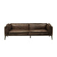 ACME Porchester Sofa, Distress Chocolate Top Grain Leather