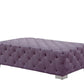 ACME Qokmis Sectional - Ottoman,  Purple Velvet