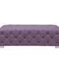 ACME Qokmis Sectional - Ottoman,  Purple Velvet