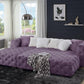 ACME Qokmis Sectional - Ottoman,  Purple Velvet