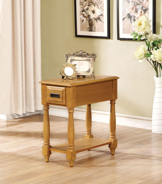 ACME Qrabard Side Table, Light Oak