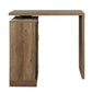 ACME Quillon Bar Table, Rustic Oak Finish