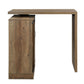 ACME Quillon Bar Table, Rustic Oak Finish