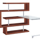 Space-saving Writing Desk w/Shelf, Walnut