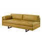 ACME Radia Sofa w/Pillow, Turmeric Top Grain Leather