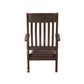 ACME Raina Rocking Chair, Brown PU & Walnut Finish