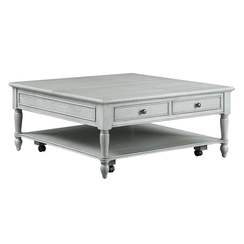 ACME Ramiro Coffee Table w/Lift Top, Rustic Gray Finish