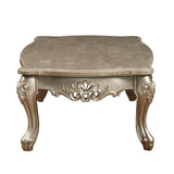 ACME Ranita Coffee Table, Marble & Champagne