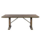 ACME Raphaela Dining Table, Weathered Cherry Finish