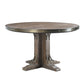 ACME Raphaela Round Dining Table, Weathered Cherry Finish