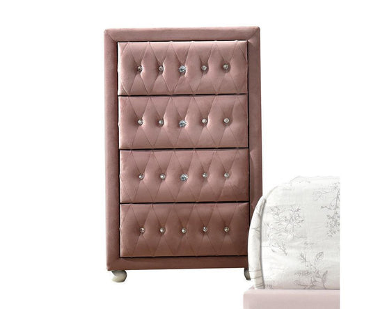 ACME Reggie Chest, Pink Fabric