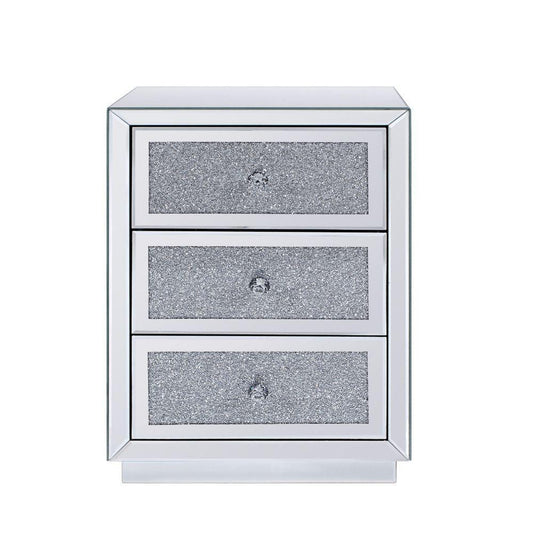 ACME Rekha Accent Table, Mirrored