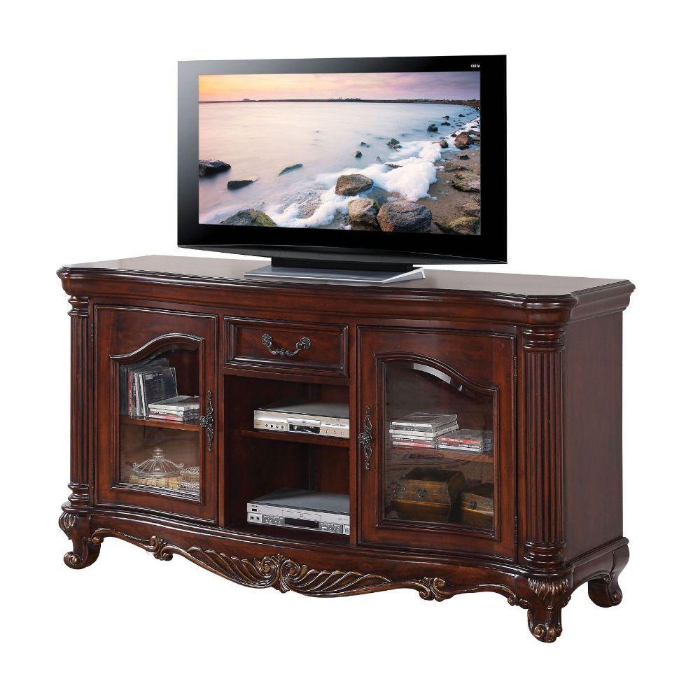 ACME Remington TV Stand, Brown Cherry