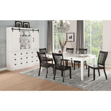 ACME Renske Dining Table, Antique White