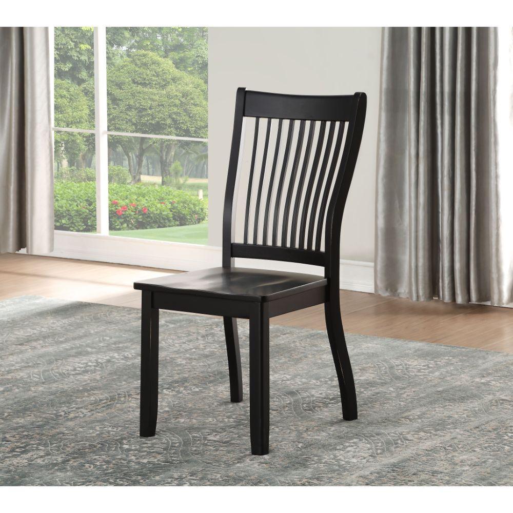 ACME Renske Side Chair (Set-2), Black