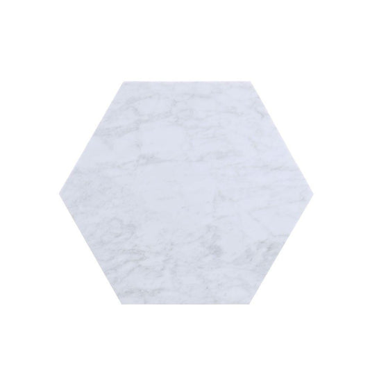 ACME Reon 2Pc Pk End Table, Marble & Gray