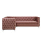 ACME Rhett Sectional Sofa, Dusty Pink Velvet