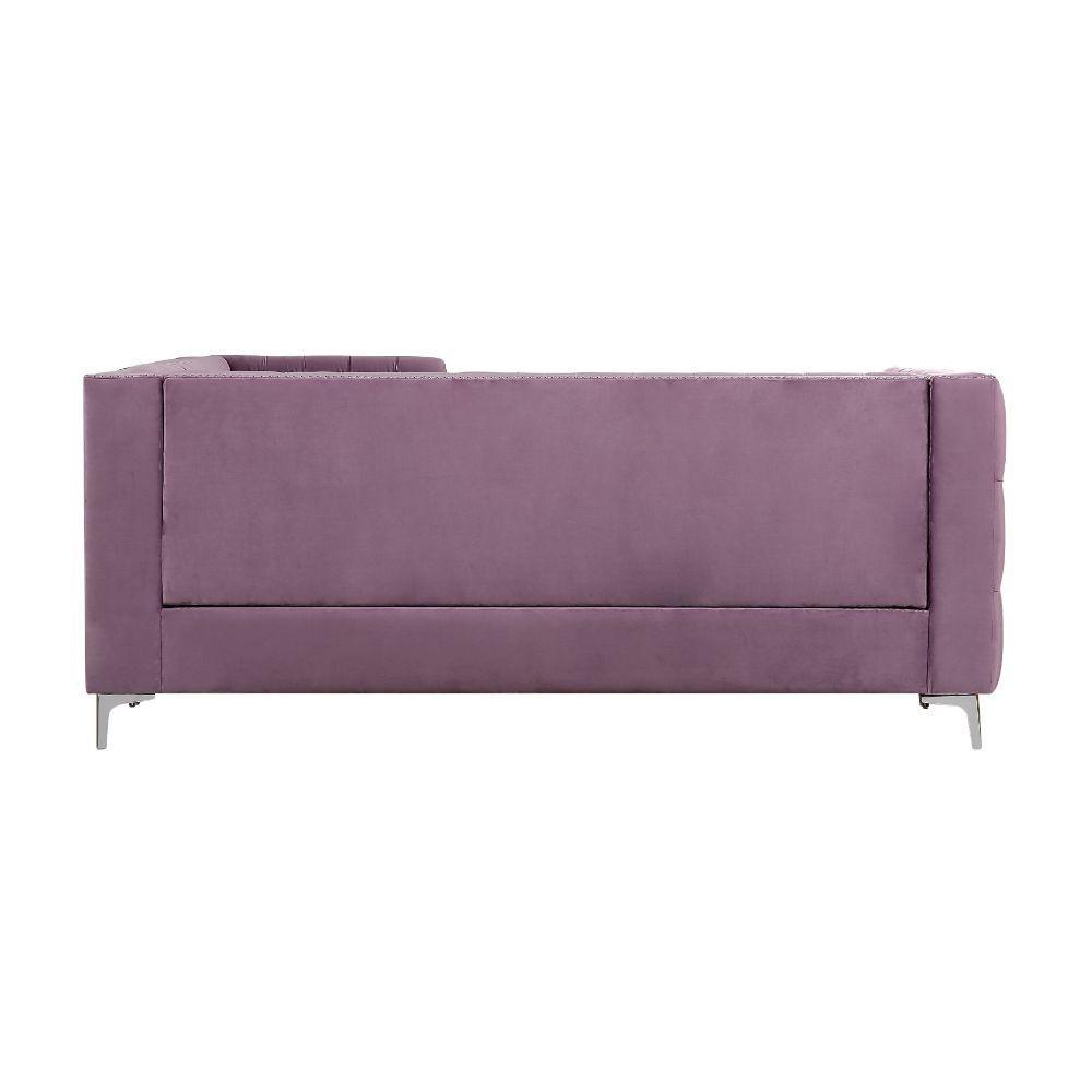 ACME Rhett Sectional Sofa, Purple Velvet