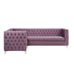 ACME Rhett Sectional Sofa, Purple Velvet