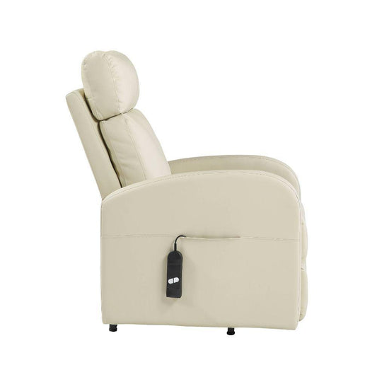 ACME Ricardo Recliner w/Power Lift, Beige PU