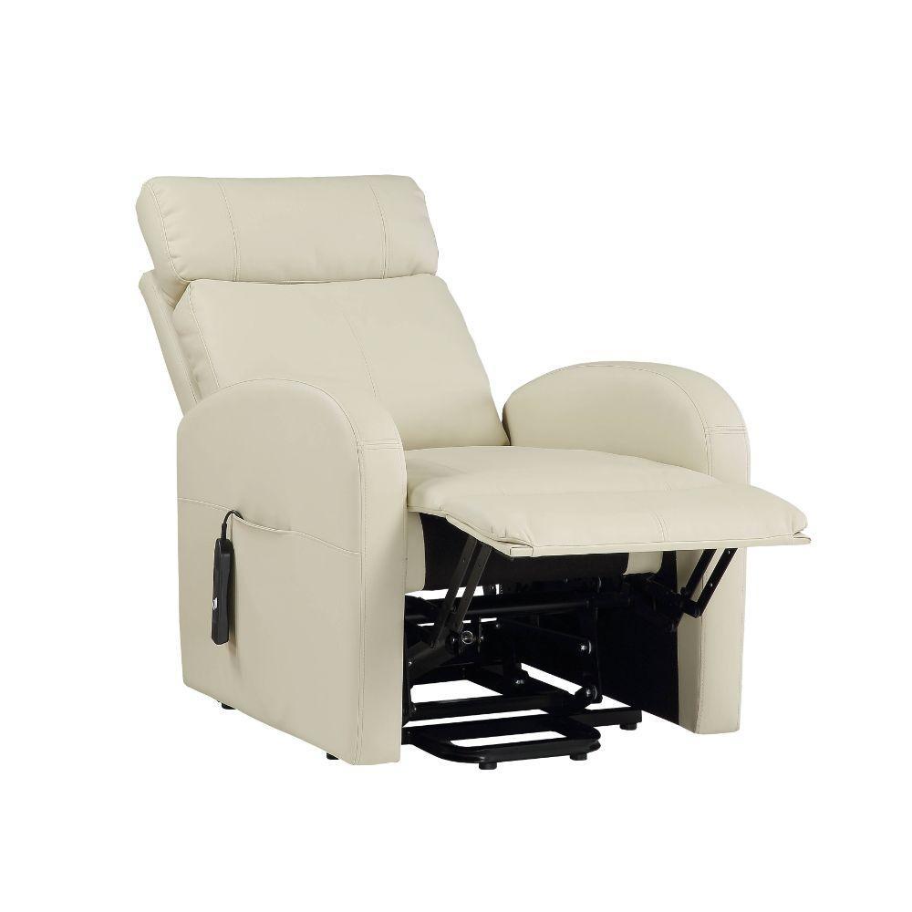 ACME Ricardo Recliner w/Power Lift, Beige PU