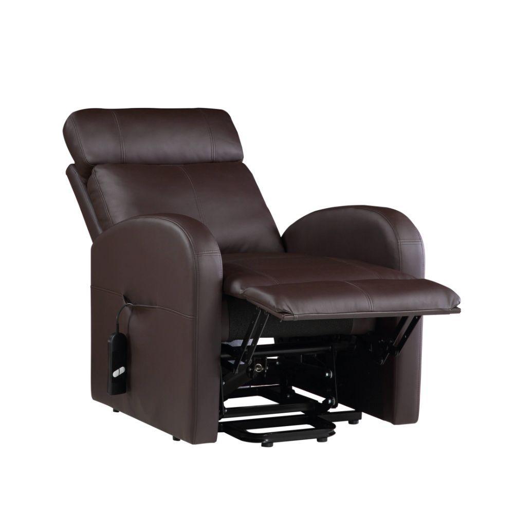 ACME Ricardo Recliner w/Power Lift, Brown PU