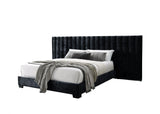 ACME Rivas Queen Bed, Black Fabric