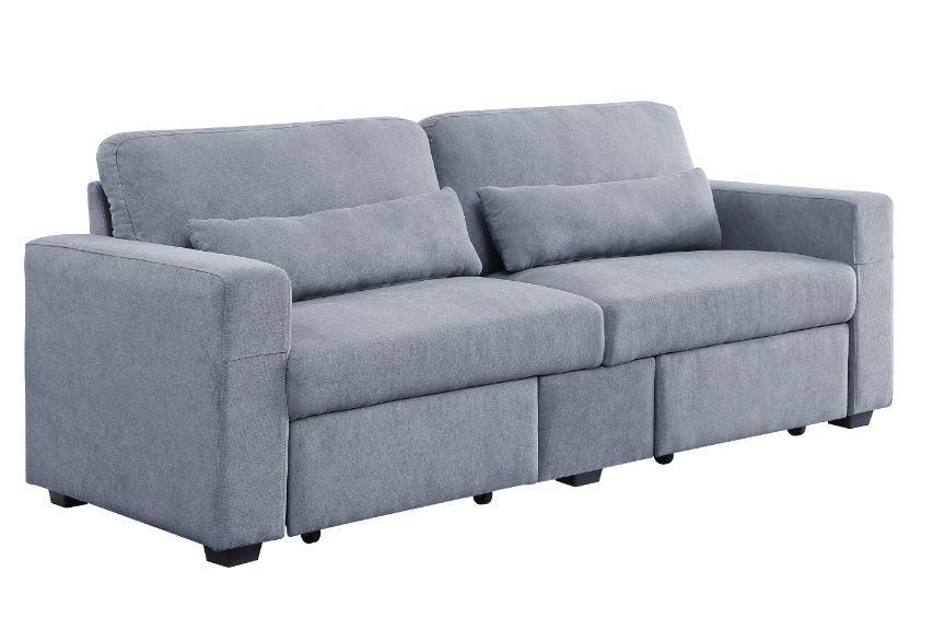 ACME Rogyne Storage Sofa, Gray Linen