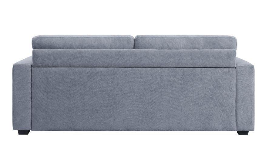 ACME Rogyne Storage Sofa, Gray Linen