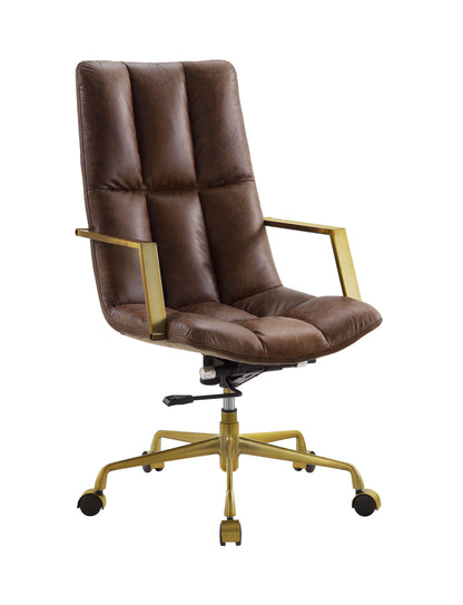 ACME Rolento Executive Office Chair, Espresso Top Grain Leather