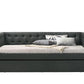 ACME Romona Full Daybed & Twin Trundle , Gray Fabric