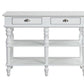 ACME Rorratt Kitchen Island, Marble & White Finish