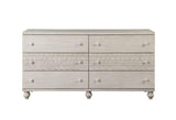 ACME Roselyne Dresser, Antique White Finish