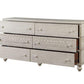 ACME Roselyne Dresser, Antique White Finish