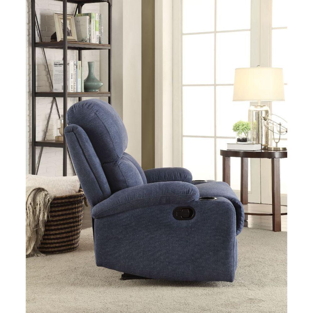 ACME Rosia Recliner, Blue Velvet