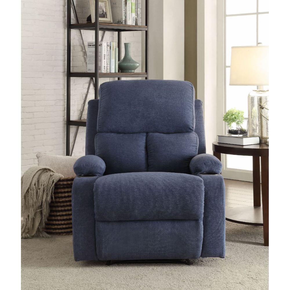 ACME Rosia Recliner, Blue Velvet