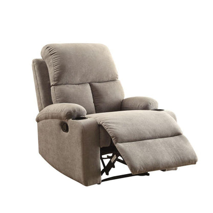 ACME Rosia Recliner, Gray Velvet