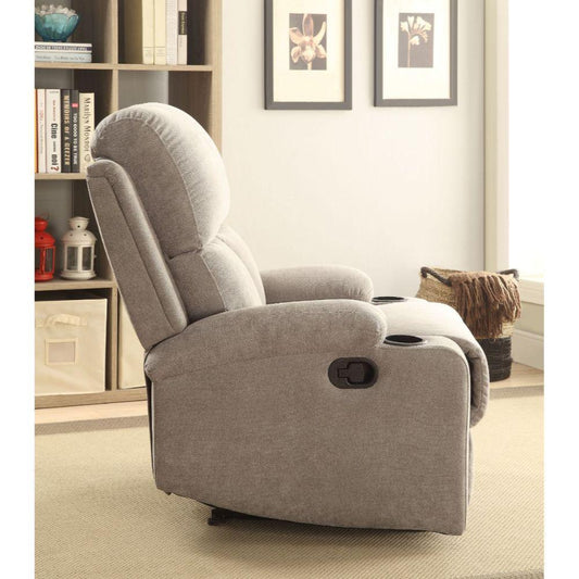 ACME Rosia Recliner, Gray Velvet