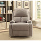 ACME Rosia Recliner, Gray Velvet