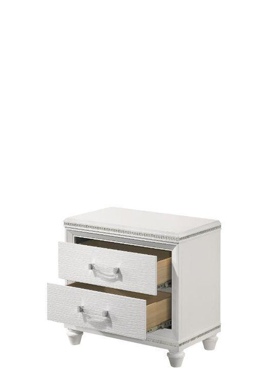 ACME Sadie Nightstand, White Finish