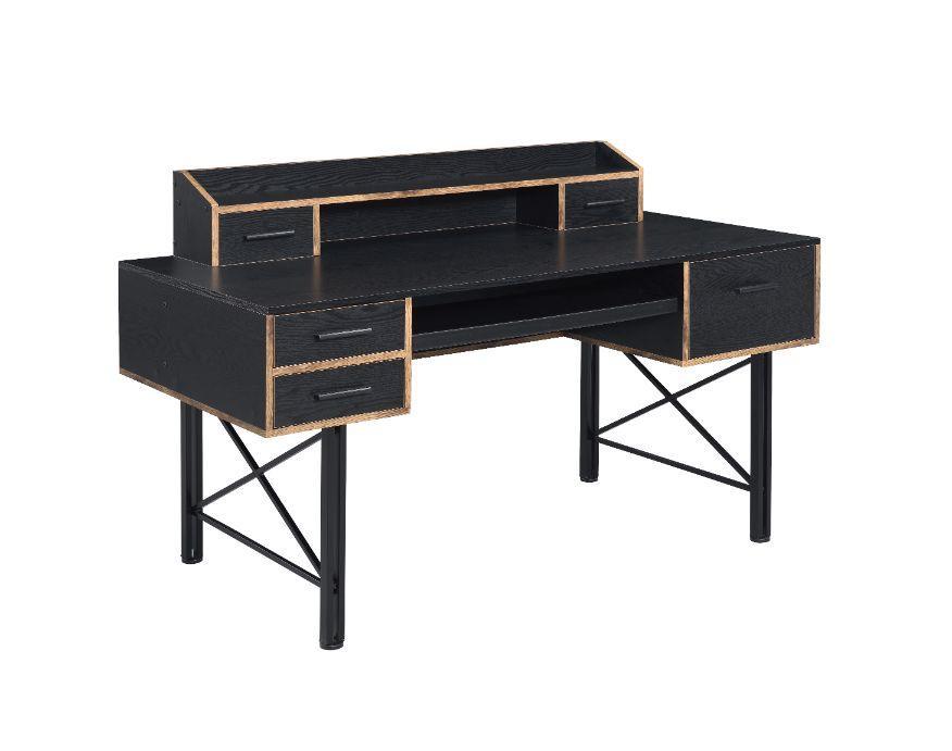 ACME Safea Computer Desk, Black Finish