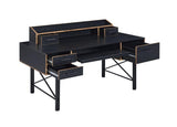 ACME Safea Computer Desk, Black Finish