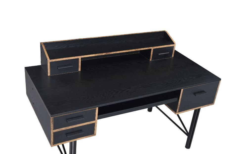 ACME Safea Computer Desk, Black Finish