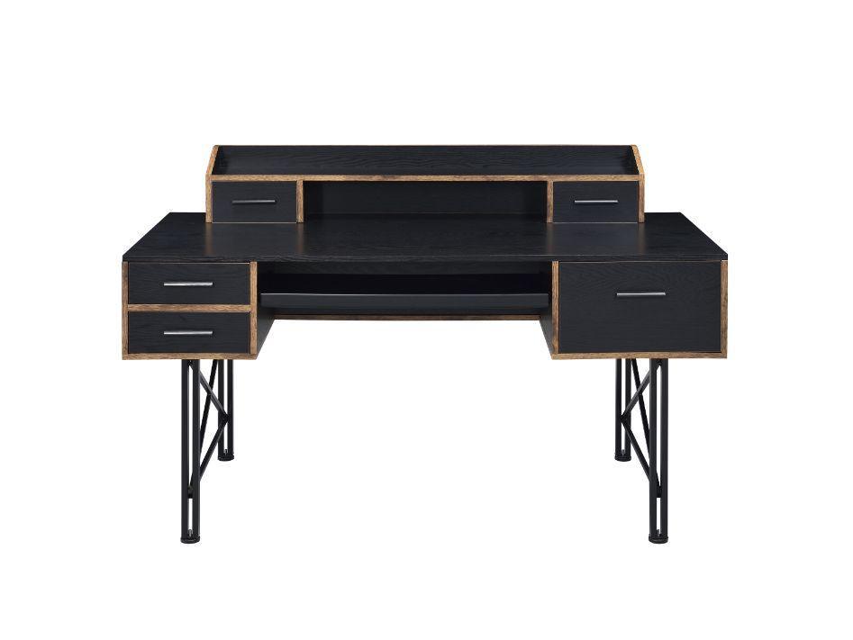 ACME Safea Computer Desk, Black Finish