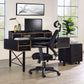 ACME Safea Computer Desk, Black Finish